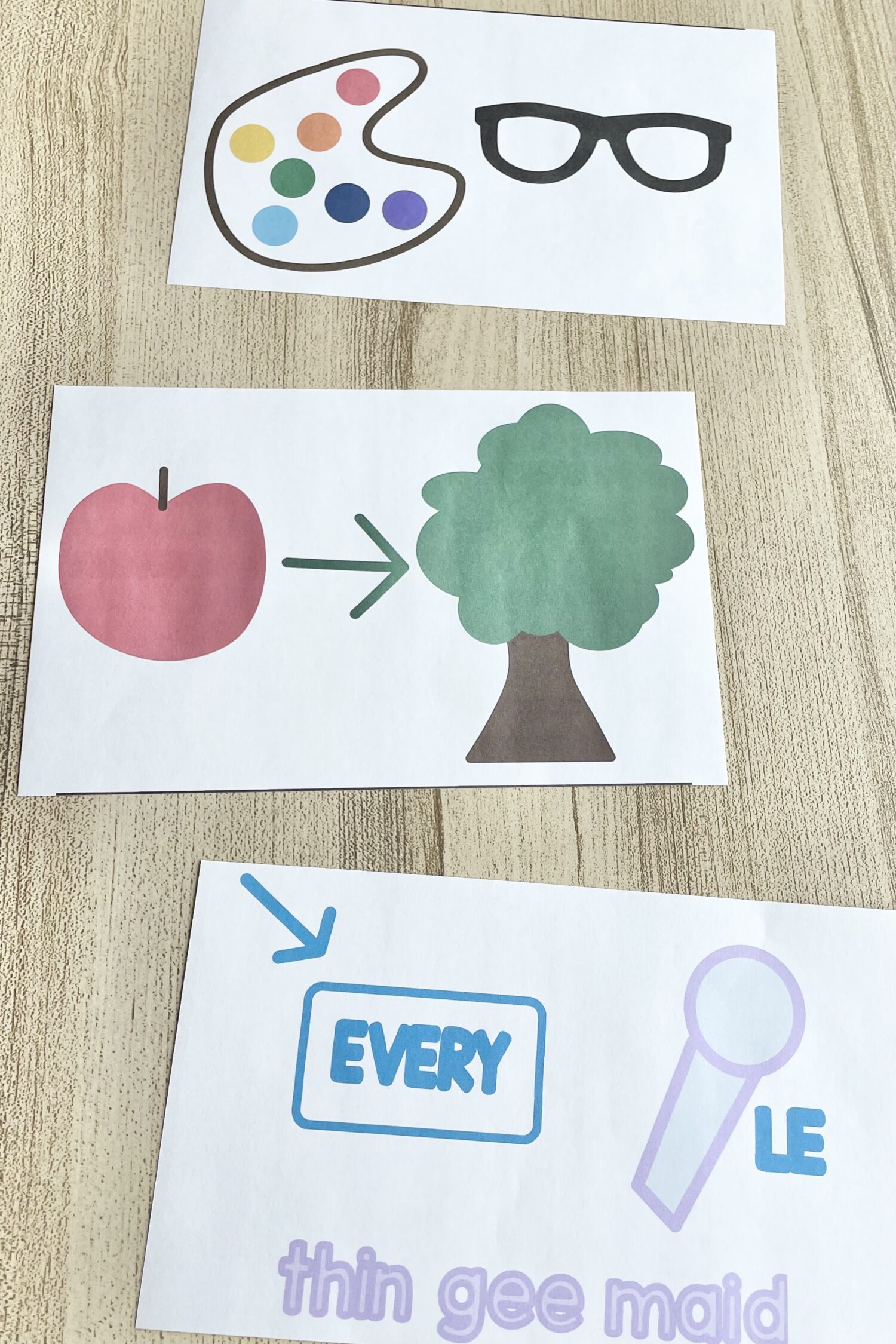 The Creation Rebus Puzzles - Use these fun picture puzzles and engage your logical thinkers as you teach this Old Testament primary song with printable song helps for LDS Primary Music Leaders.