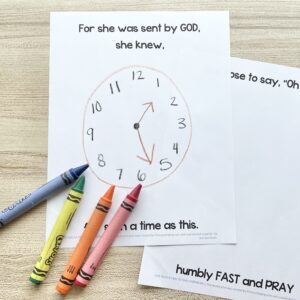 For Such a Time as This Storybook - Create your own storybook by drawing pictures to represent each line as you teach this Old Testament song about Esther!