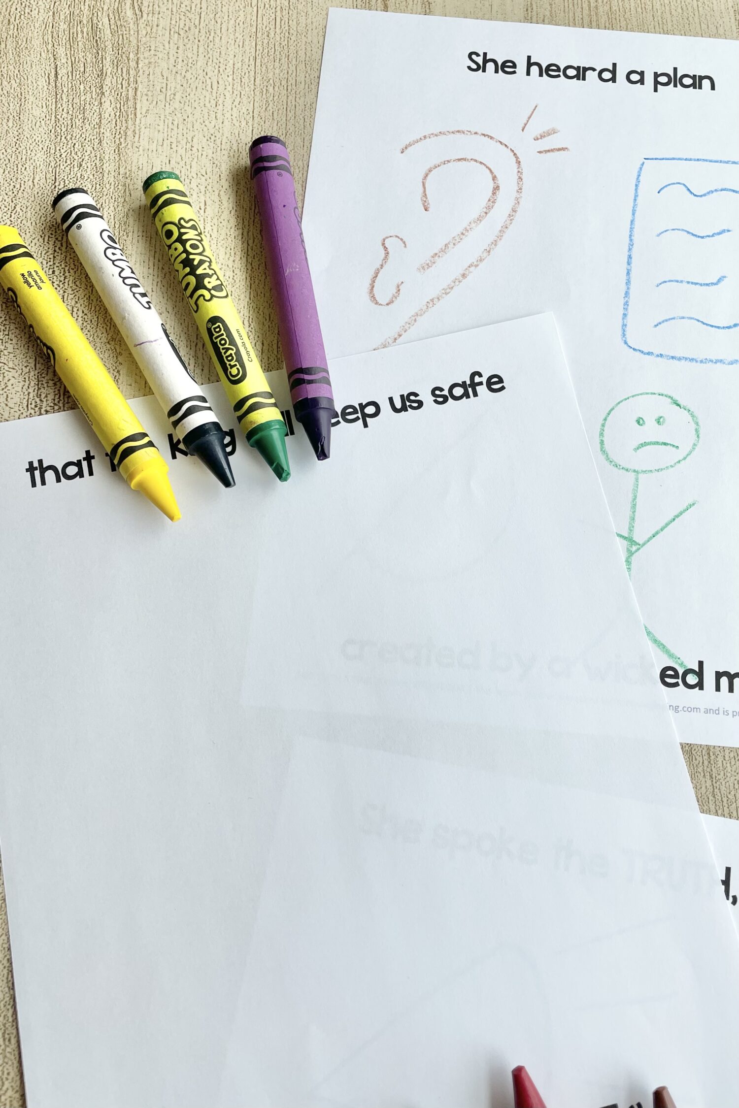 For Such a Time as This Storybook - Create your own storybook by drawing pictures to represent each line as you teach this Old Testament song about Esther!