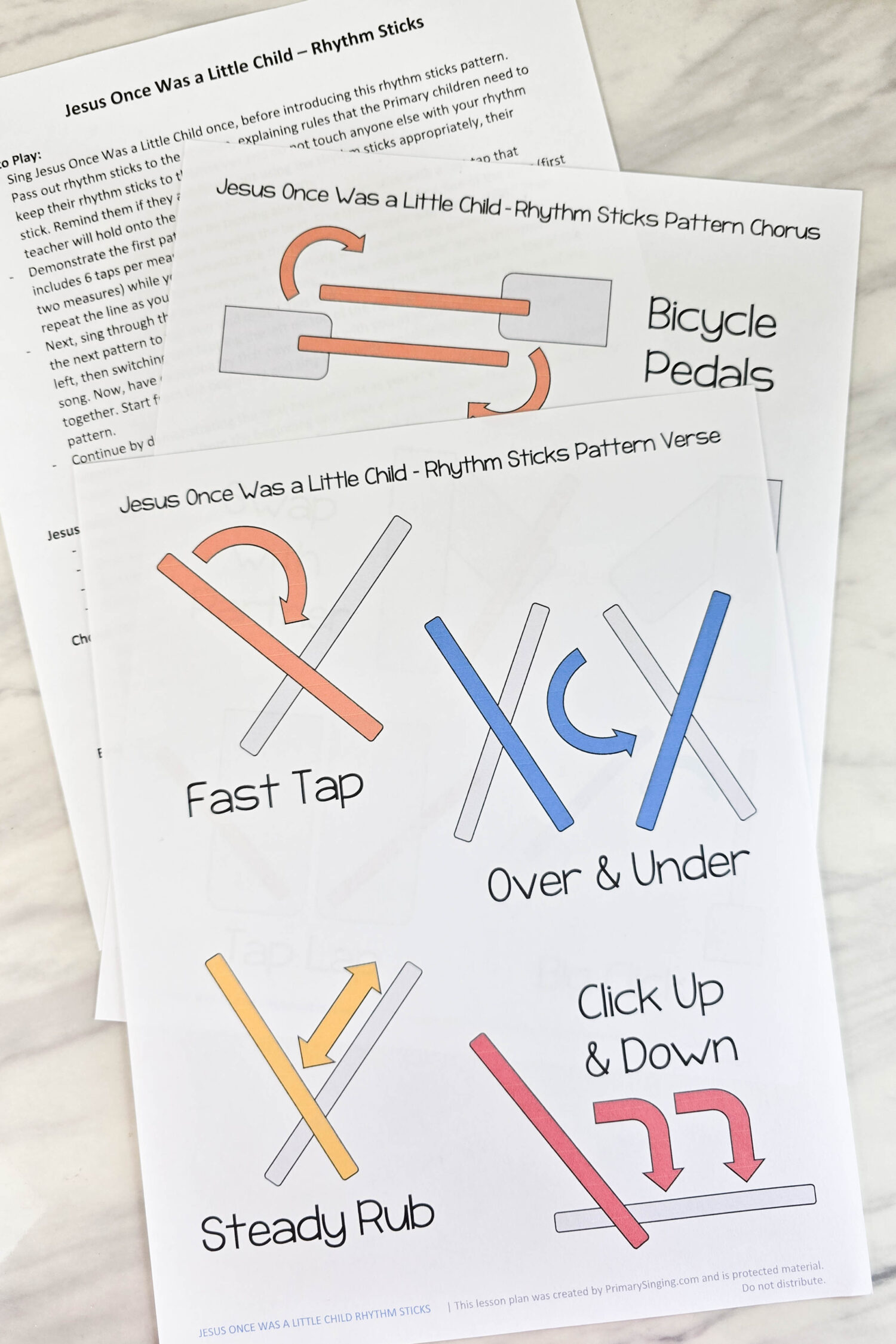 Jesus Once Was a Little Child Rhythm Sticks 3 Jesus Once Was a Little Child Rhythm Sticks fun singing time lesson plan with rhythm pattern! Including printable song helps for LDS Primary Music Leaders teaching this New Testament song.