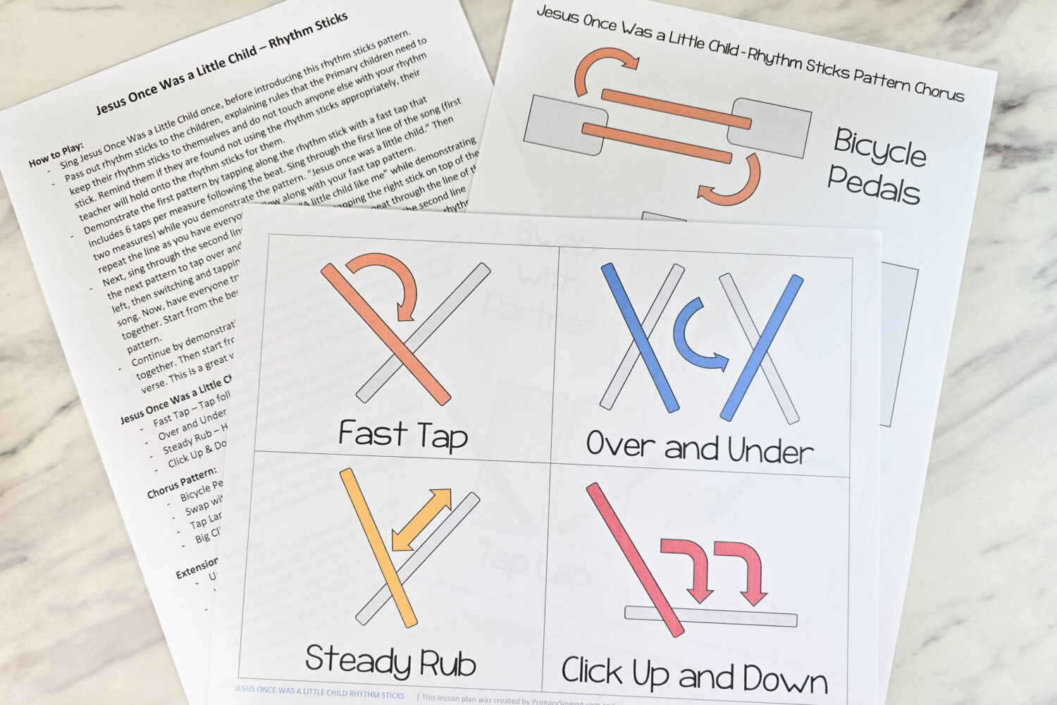 Jesus Once Was a Little Child Rhythm Sticks 6 Jesus Once Was a Little Child Rhythm Sticks fun singing time lesson plan with rhythm pattern! Including printable song helps for LDS Primary Music Leaders teaching this New Testament song.