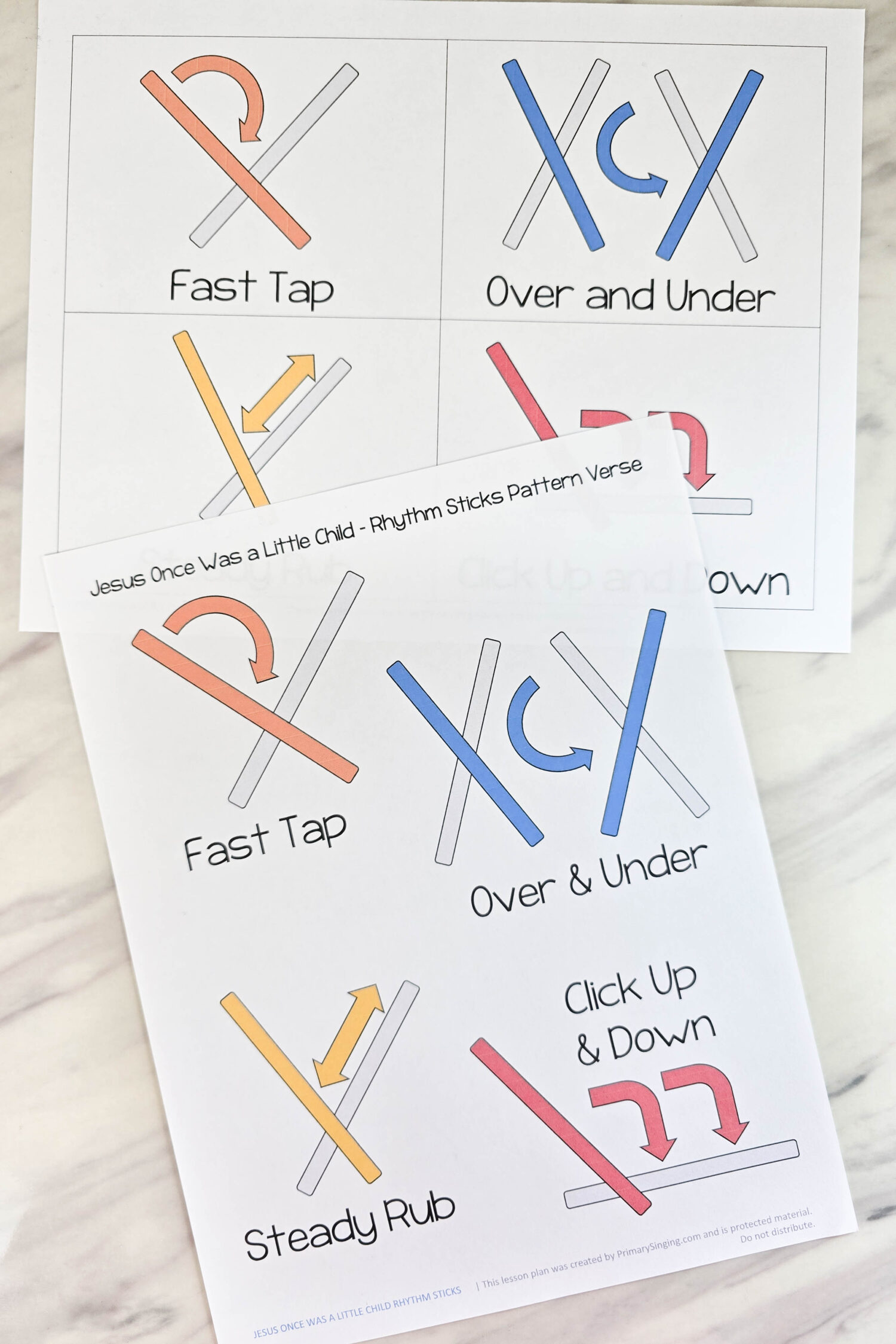 Jesus Once Was a Little Child Rhythm Sticks 4 Jesus Once Was a Little Child Rhythm Sticks fun singing time lesson plan with rhythm pattern! Including printable song helps for LDS Primary Music Leaders teaching this New Testament song.