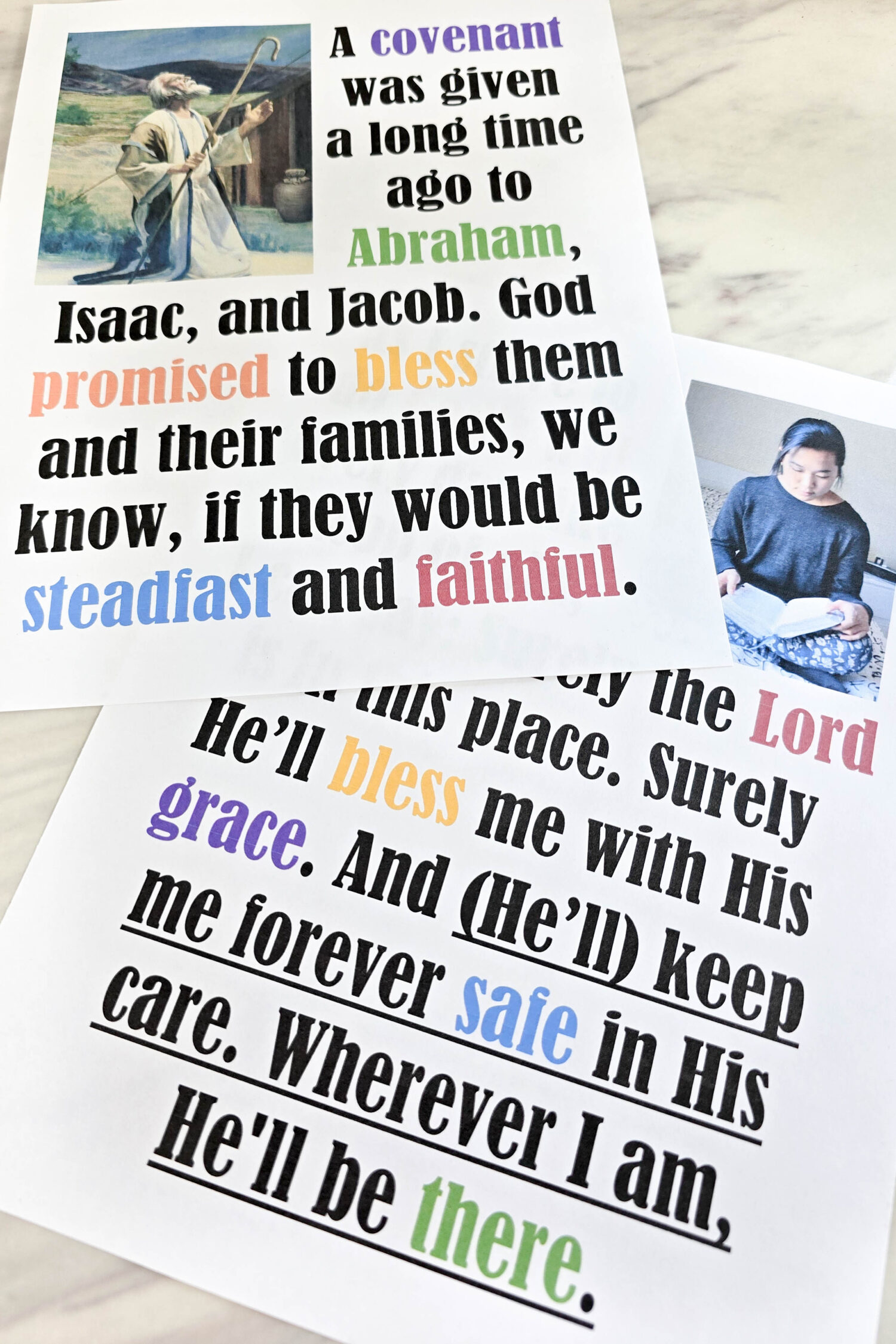 The Covenant Flip Chart printable song helps for LDS Primary Music leaders teaching this lovely song by Shawna Edwards! PDF flipchart visual aids with lyrics chart!