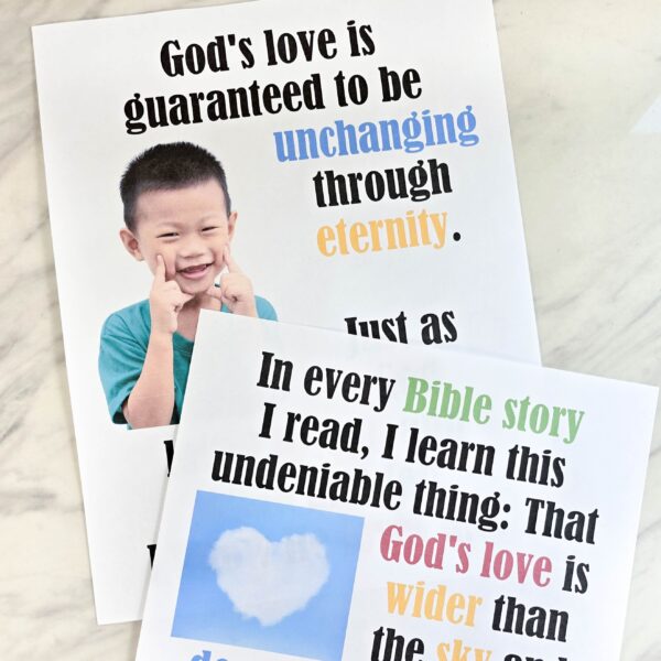 God's Love Flip Chart 3 God's Love Flip Chart printable song helps for LDS Primary Music leaders teaching this lovely song by Shawna Edwards! PDF flipchart visual aids with lyrics chart!