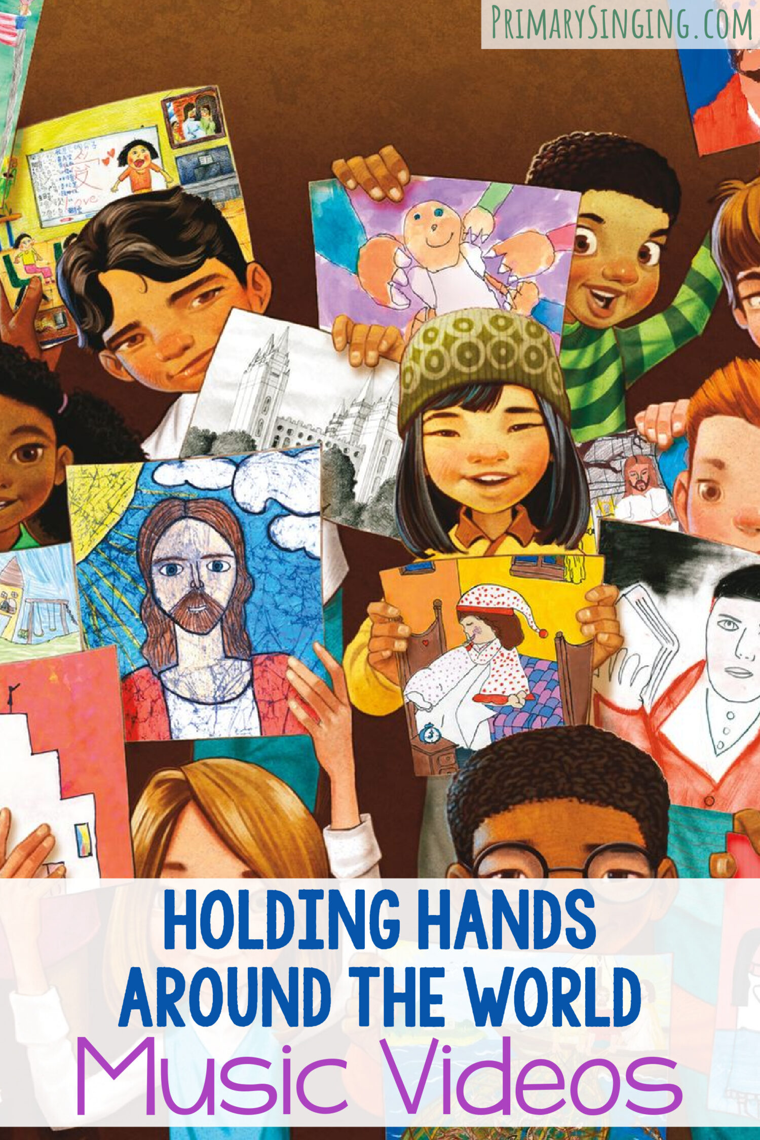 Holding Hands Around the World Music Videos 1 Holding Hands Around the World Music Videos - Utilize technology by sharing music videos for a unique way to introduce or review this primary song!