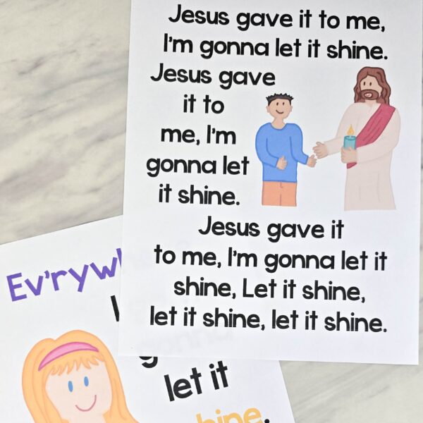 This Little Light of Mine Flip Chart & Lyrics 1 This Little Light of Mine Flip Chart - Printable illustrated song lyrics chart perfect for Singing time! PDF and Slideshow for LDS Primary music leaders.