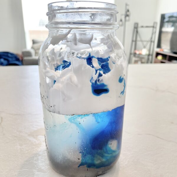 The Wise Man and the Foolish Man Object Lesson - Try this cool object lesson and make a rain storm in a jar for an engaging way to connect with the lyrics as you teach this primary song!