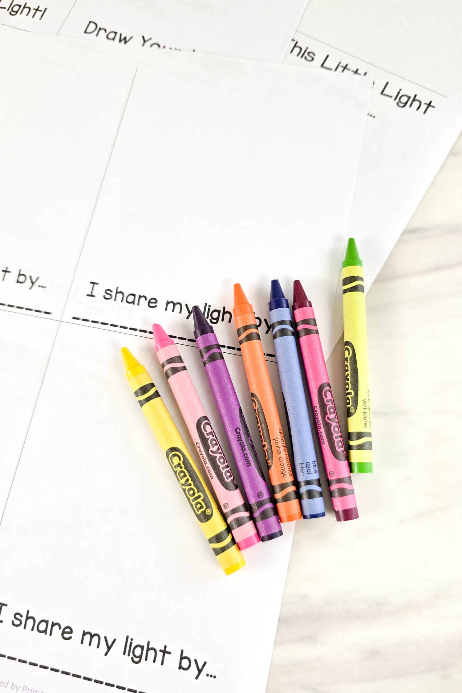 This Little Light of Mine Color Your Light 3 This Little Light of Mine Color Your Light Singing Time Idea - Draw how you will share your light as you learn this song! Plus, fun sources of light to introduce as you sing. Printable song helps for LDS Primary music leaders.