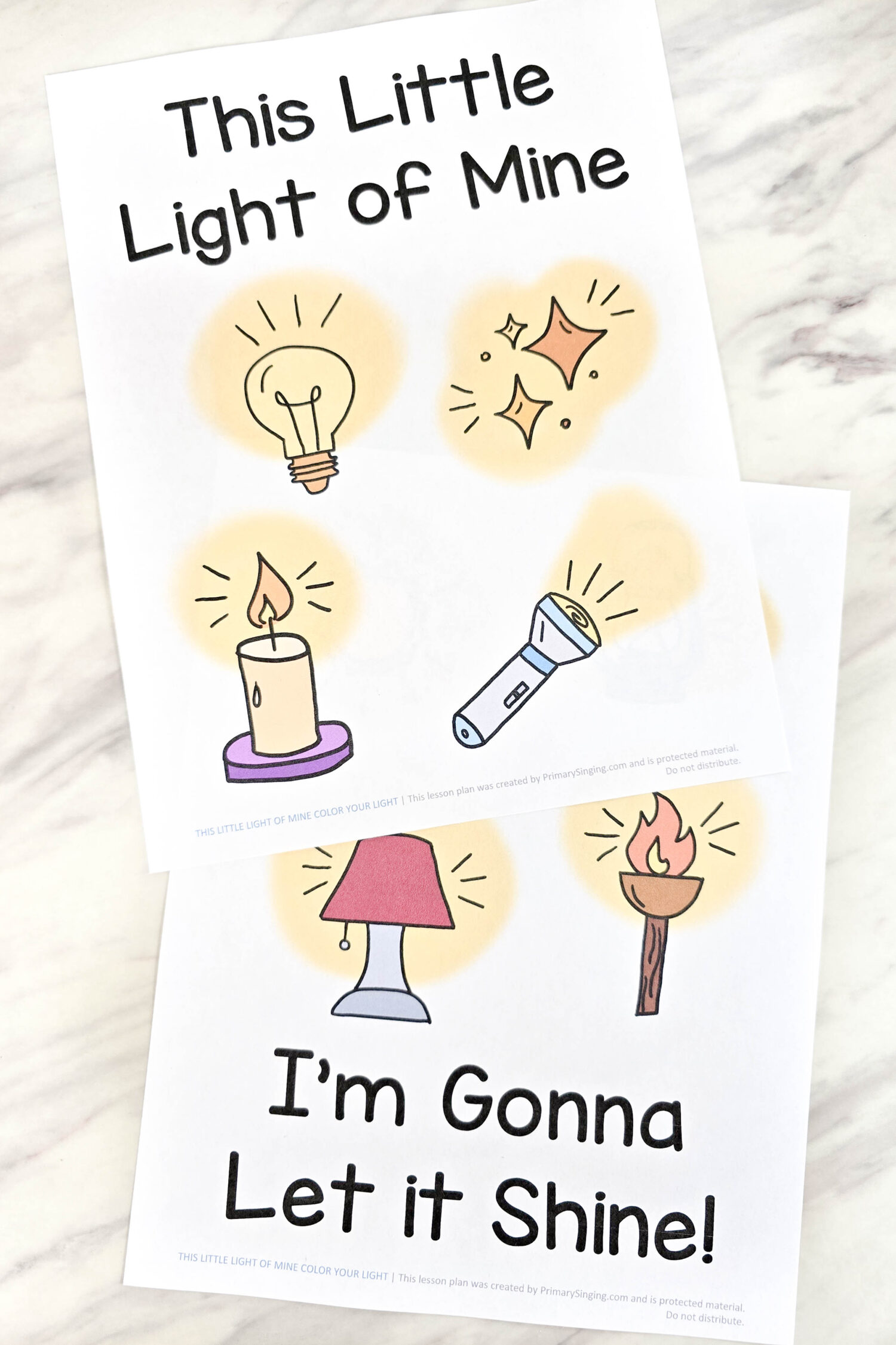 This Little Light of Mine Color Your Light 2 This Little Light of Mine Color Your Light Singing Time Idea - Draw how you will share your light as you learn this song! Plus, fun sources of light to introduce as you sing. Printable song helps for LDS Primary music leaders.