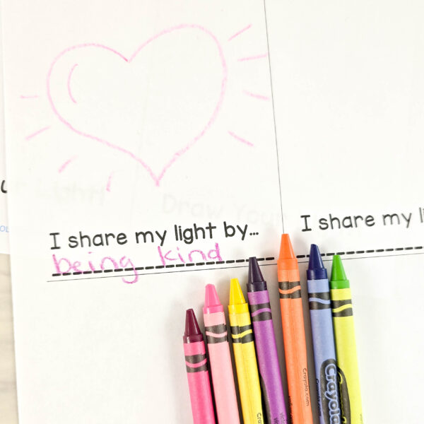 This Little Light of Mine Color Your Light 1 This Little Light of Mine Color Your Light Singing Time Idea - Draw how you will share your light as you learn this song! Plus, fun sources of light to introduce as you sing. Printable song helps for LDS Primary music leaders.