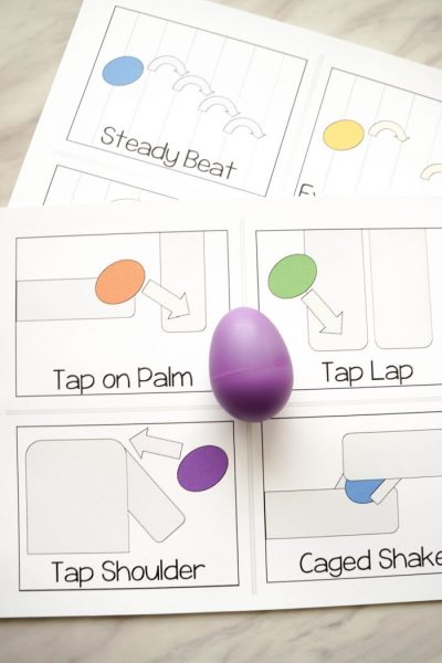 Egg Shaker Beat Rhythm Cards